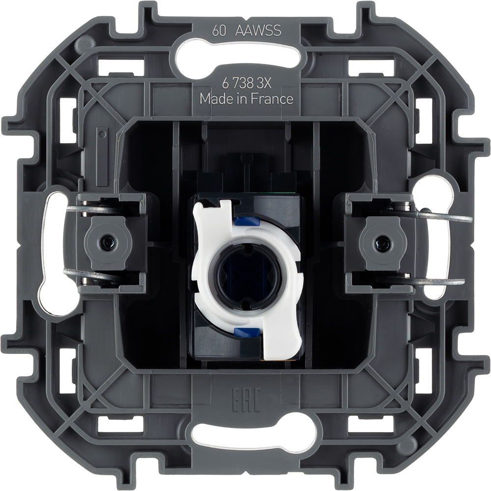 Розетка информационной RJ45 Inspiria CAT.6 UTP алюм.  673832