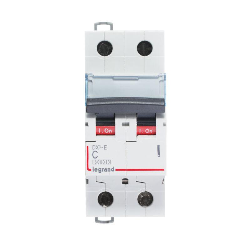 Выключатель автоматический модульный 2п C 40А 6кА DX3-E 6000 2мод. 230/400В Leg 407281