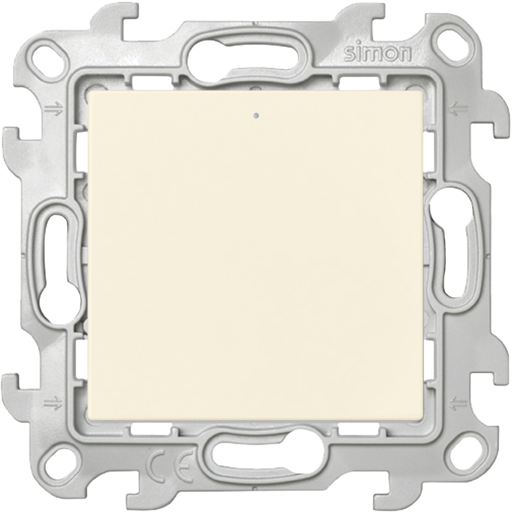 Выключатель одноклавишный Simon SIMON 24 HARMONIE с подсветкой, 2500 Вт, слоновая кость, 2450204-031