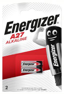 Элемент питания алкалиновый ENR Alkaline A27 FSB2 (блист.2шт) Energizer E301536400