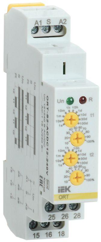 Реле циклическое ORT 2 контакта 12-240В AC/DC IEK ORT-S2-ACDC12-240V